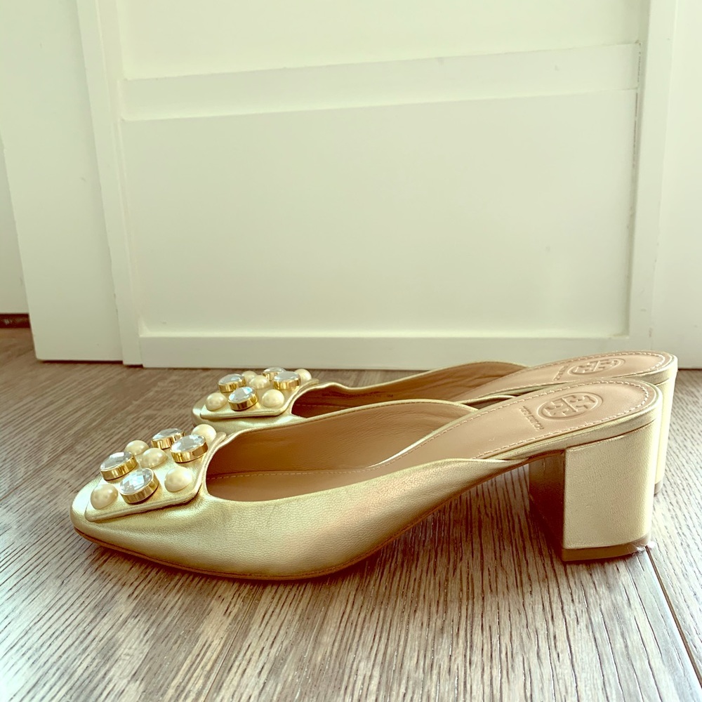 Tory Burch low backless heels